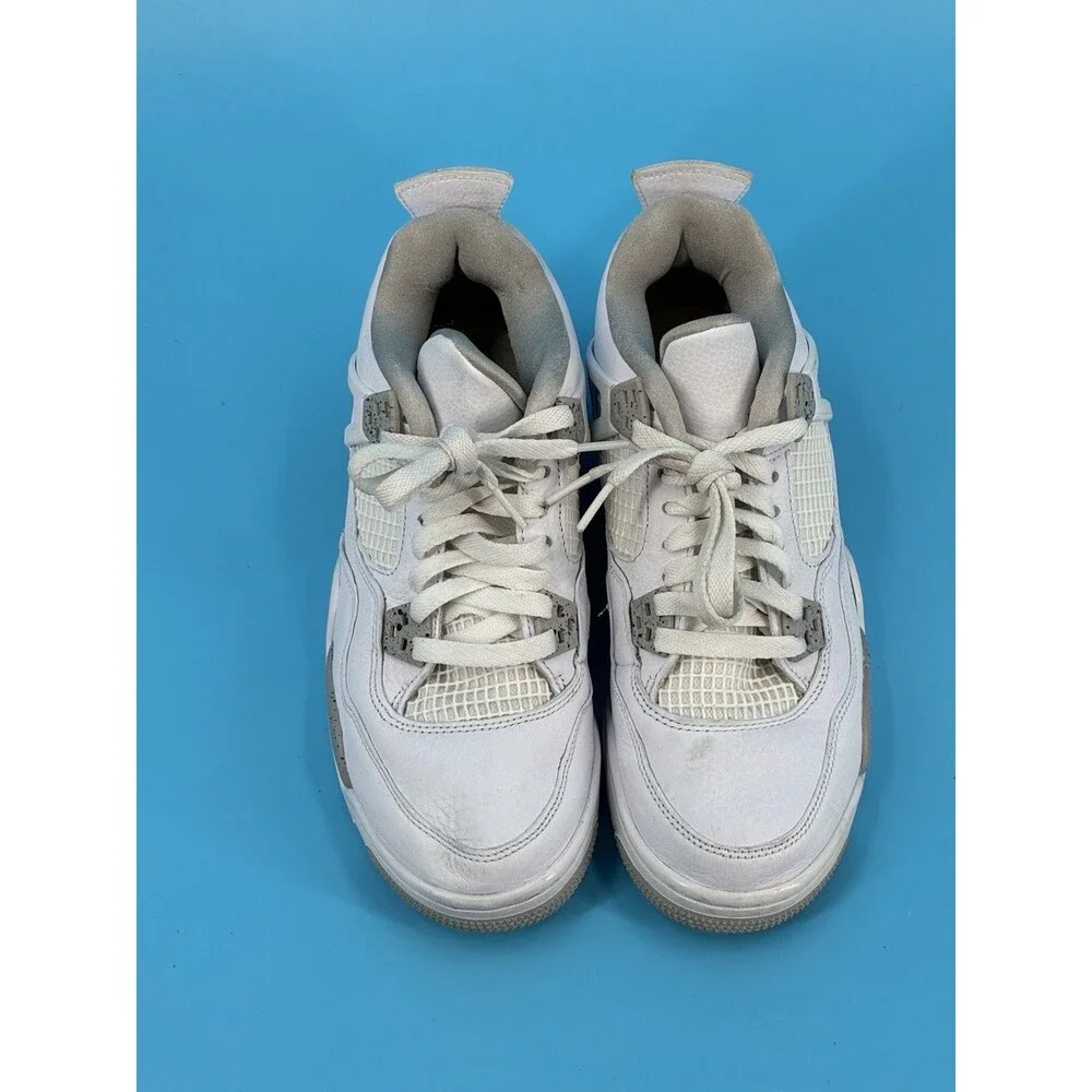 2021 Air Jordan 4 Retro White Oreo Size 6.5Y (womens 8) DJ4699 100 Clean